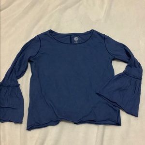 Blue relaxed blouse